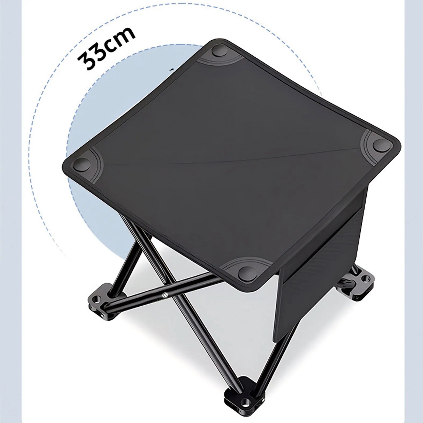 Banquito portátil para exteriores, plegable y ultraligero, ideal para pesca, camping, viajes y dibujo al aire libre.