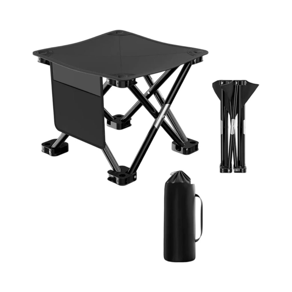 Banquito portátil para exteriores, plegable y ultraligero, ideal para pesca, camping, viajes y dibujo al aire libre.